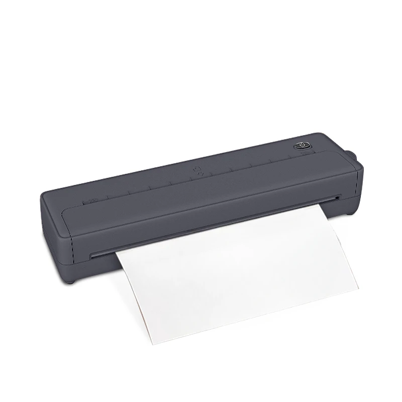 For HZTZ A4 Portable Mini Thermal Printer Handheld Wireless BT Sticker Impresora for Home Office Paper Material