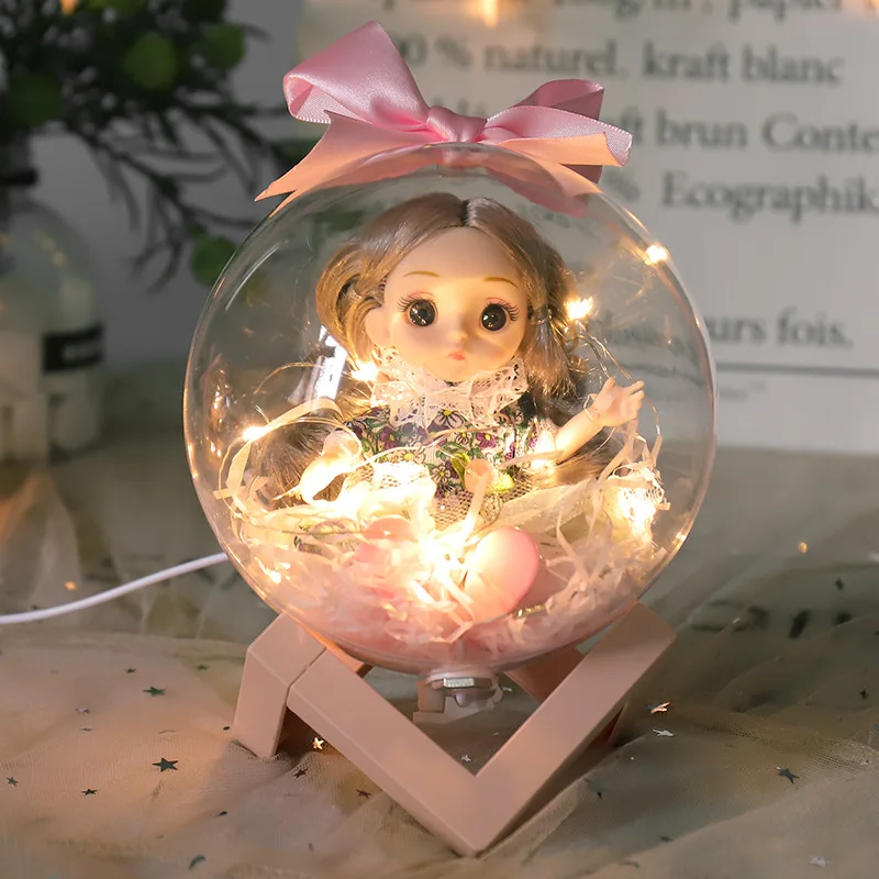 

Plug-in Night Light Bedroom Bedside Lamp Children's Table Lamp Girl Heart Sleep Creative Dream Eye Protection Star Light