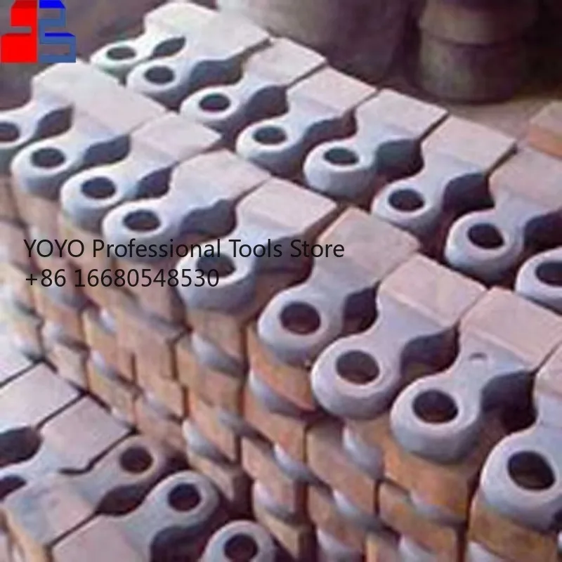 as6Mining Machinery Stone Crusher High Manganese Steel Wear Parts Hammer Head Shredder for Hammer Mill