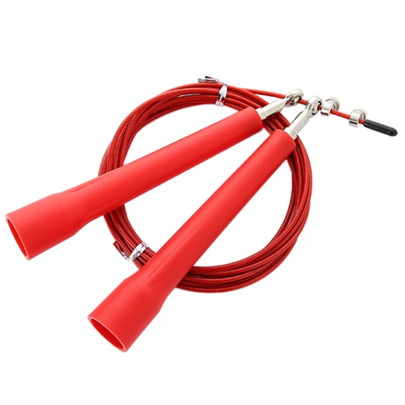 for 3m Adjustable Speed Jump Rope Bearing Steel Wire Skipping Rope for Gym Fitne N58B