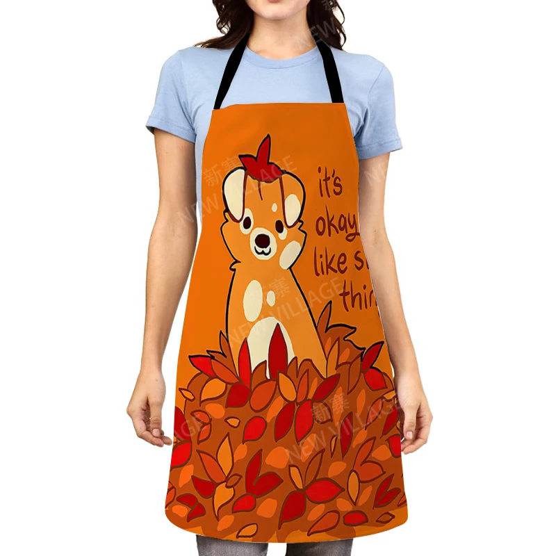 Aesthetic Women kitchen apron kids original Children Waterproof girl princess waiter work apron oil proof cartoon kawaii cute