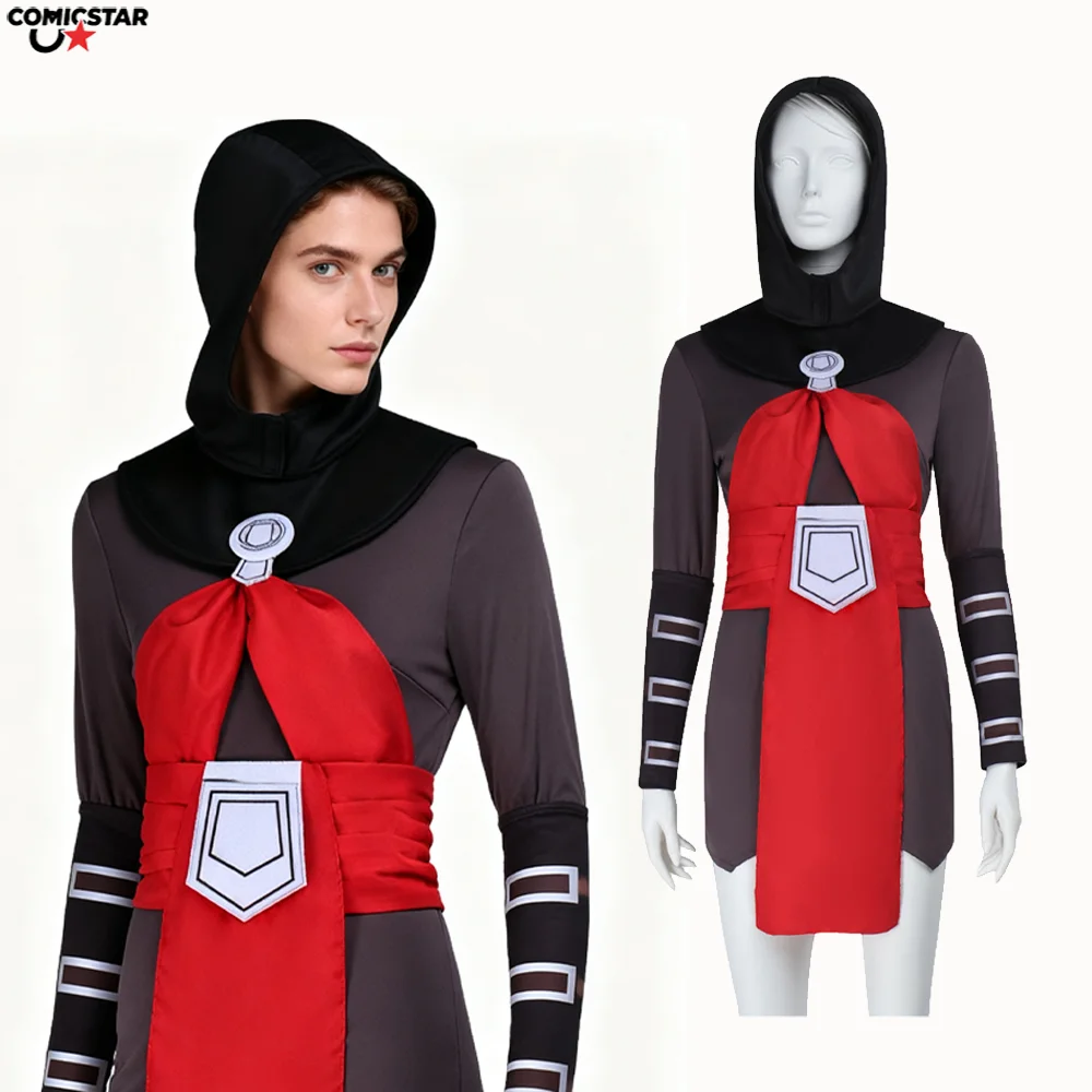 

Ventress Косплей Фильм Космическая Битва Костюм Платья Взрослые Женщины Вечерние Маскировка Хэллоуин Костюм Карнавальные Наряды Костюмы Фантазия