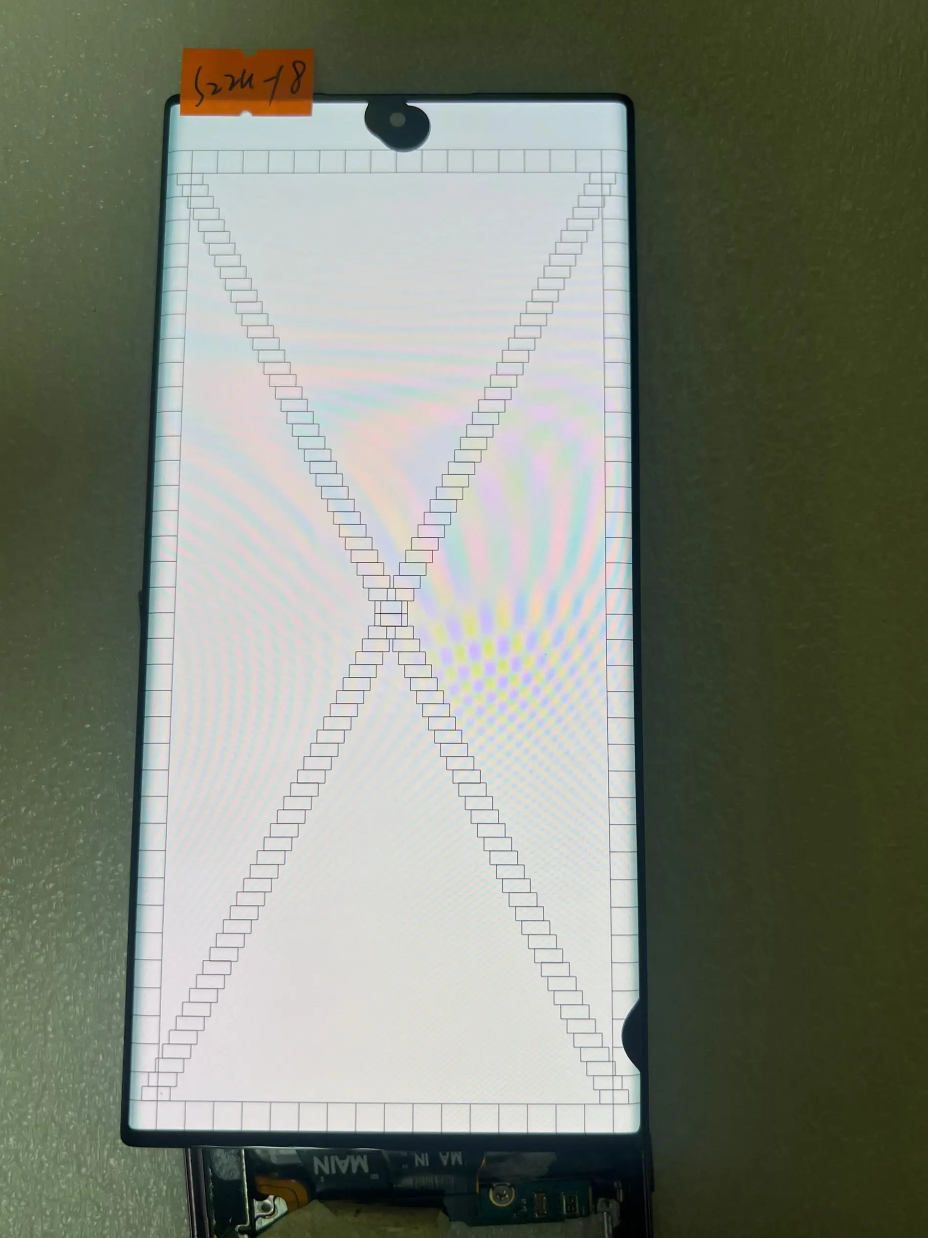 AMOLED With Defect Point Line Touch Screen Digitizer LCD Display Replacement For Samsung S22 Ultra S908B