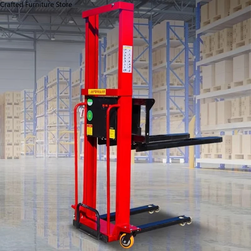Electric Portable Forklift Truck Automatic Up-and-down Forklift Truck Device Commercial Furniture Carrello Elevatore ZY60CC