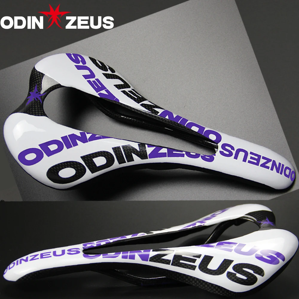 OdinZeus Official Saddle Mutiple colors Mountain Bike Full Carbon Comfortable Widened Saddle/Road/MTB Bicycle Accessories