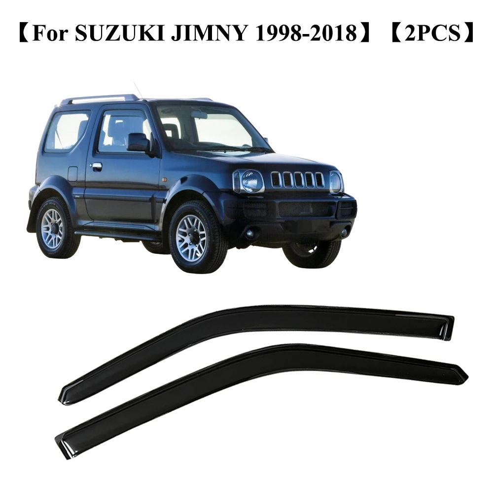 

Дефлекторы окон (ветровики) для SUZUKI JIMNY 1998-2018, ветрозащитные козырьки на двери, внешние аксессуары