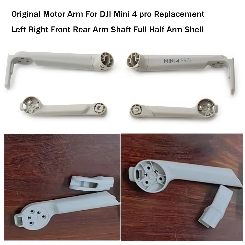 Nieuwe Plastic Originele Motor Arm 2-kanaals Reparatie Onderdelen UAV Arm Shell Vervanging Wit Volledige Half Arm Shell voor DJI Mini 4 pro