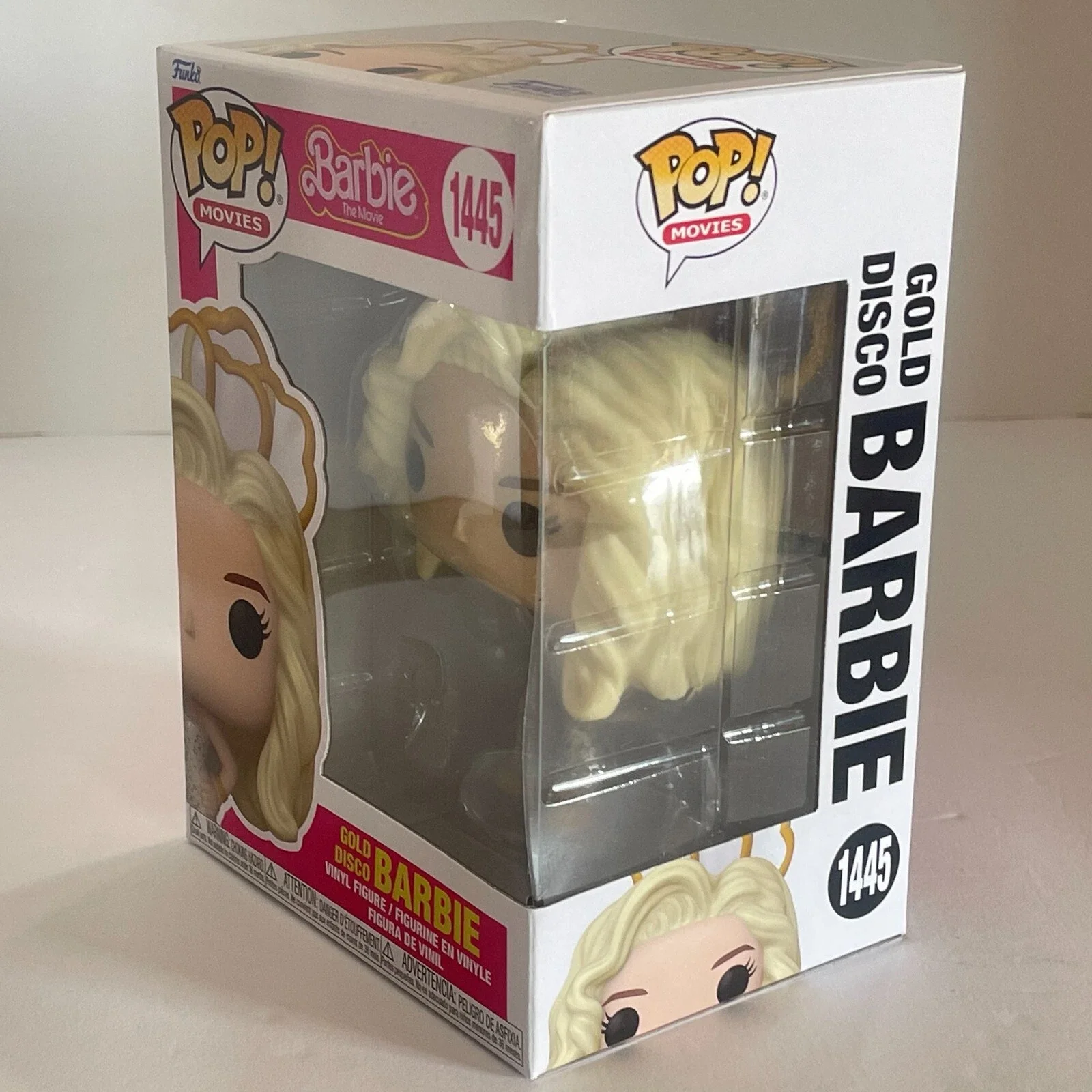 شخصيات ديسكو باربي الذهبية # 1445 Funko Pop Barbie 4.85 بوصة حقيقية جمع الشكل طبعة محدودة لعبة مجسمة هدية لمحبي