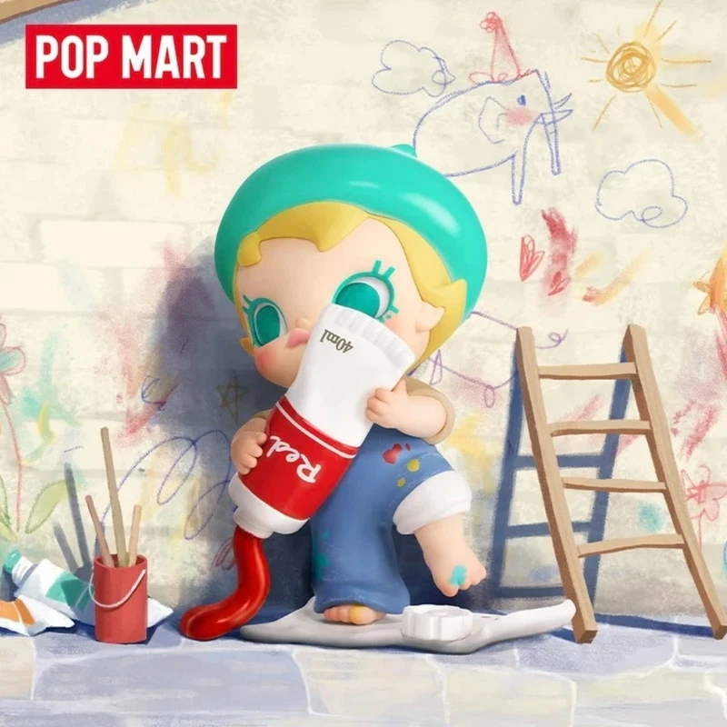 البوب مارت بيبي مولي بلدي عناق ديسكفري سلسلة صندوق أعمى اللعب Kawaii أنيمي عمل الشكل كايكسا كاجا مفاجأة صندوق غامض الدمى