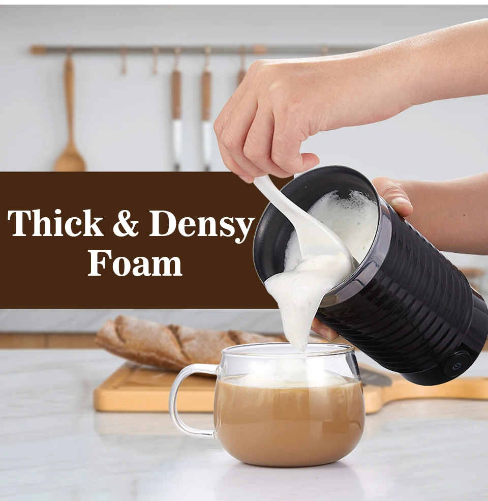 220V 500W Electric Milk Frother Cold/Hot Dual Effect Multifunction Foam Maker Latte Cappuccino Chocolate Automatic Milk Foamer