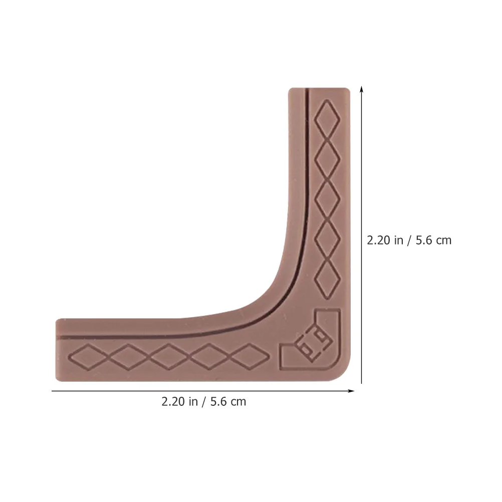 4 szt. Ochraniacze na rogi mebli, silikonowe zabezpieczenia krawędzi mebli dla dzieci, na stół, okno, do ochrony i dekoracji domu