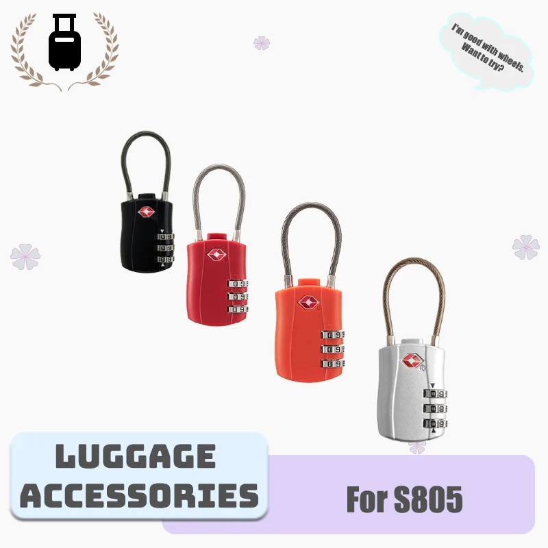 

For S805 Portable Travel Luggage Lock Dormitory Storage Lock Gym Locker Lock Compact and Lightweight Simple and Easy to Use
