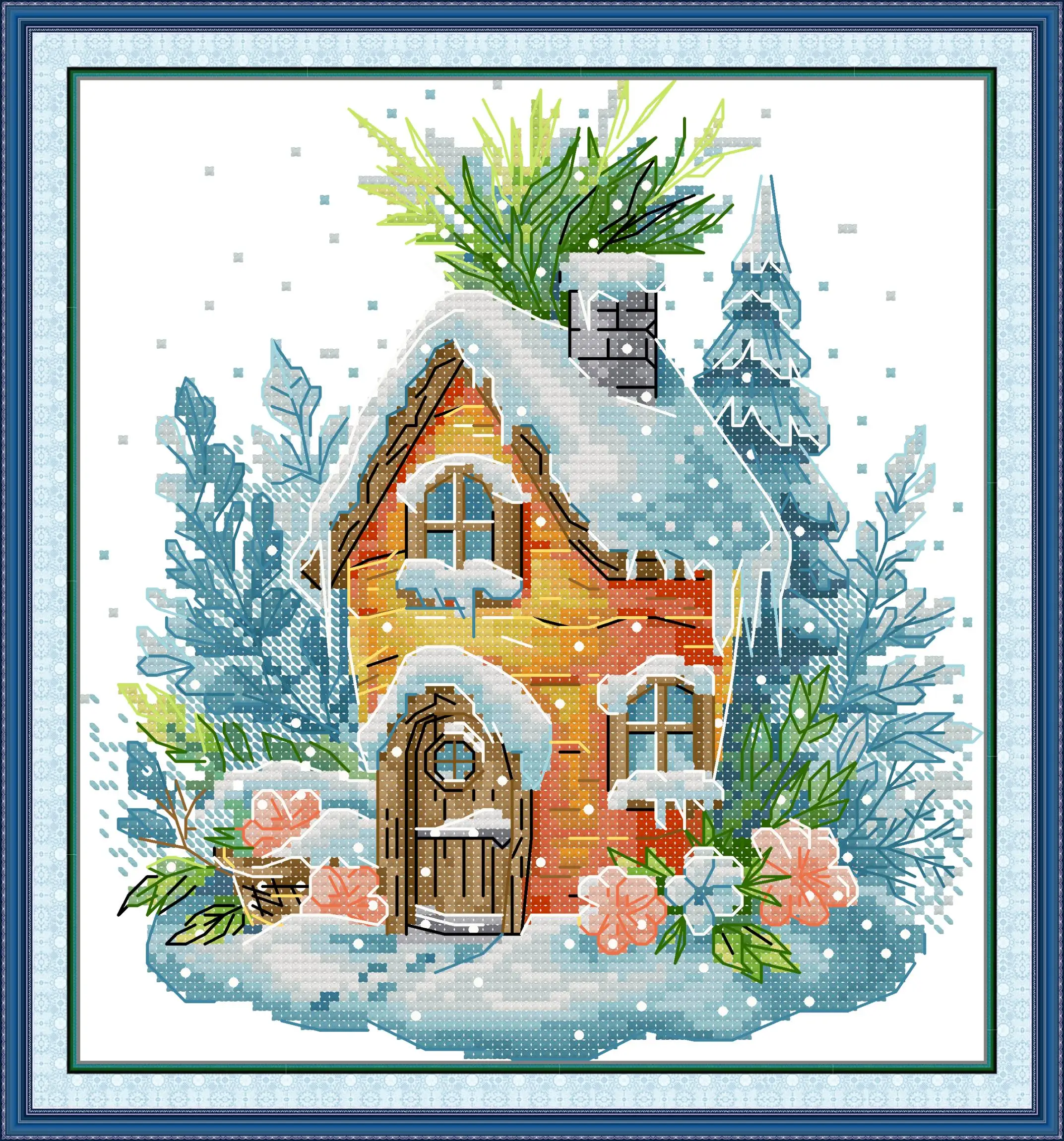 

Maydear Cross Stitch Kit,11CT/14CT/16CT/9CT Aida Fabric,DMC Threads Sewing Pattern Embroidery Set-Carrot Hut