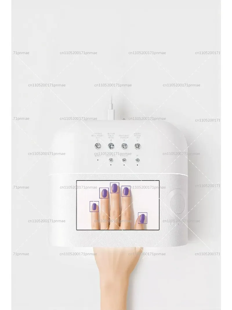 LED Nail Lamp for Gel Polish, Fast UV Curing Light with No Dead Corners, Safe for Hands