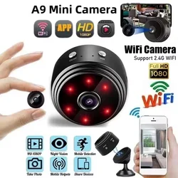 A9 Mini Camera Wifi 1080P HD Wireless Security Monitor For Home Night Version Protection Remote Intelligent Camcorder New