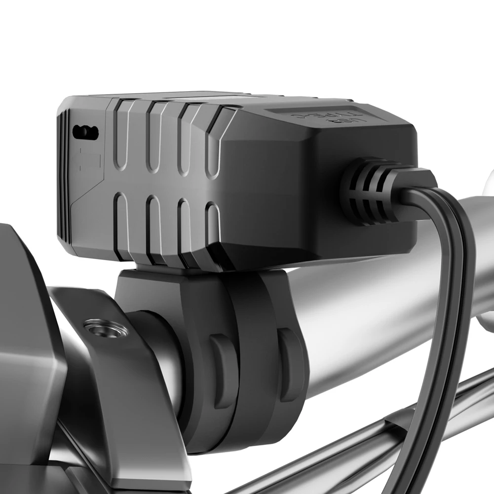 

PD QC3.0 адаптер для быстрого зарядного устройства на руль 12 В USB Type C мотоциклетное зарядное устройство аксессуары для мотоциклов для телефона планшета GPS и т. д.