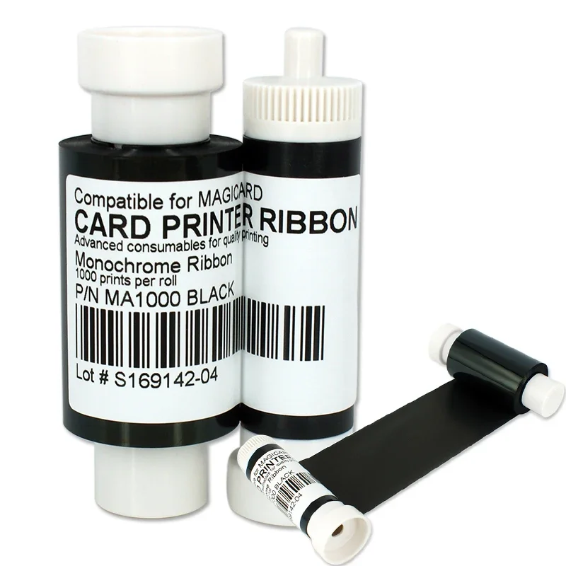 MA1000K Black Ribbon 1000prints For Magicard Pronto Enduro3E Rio Pro Card Printer