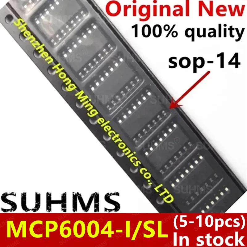 (5-10piece)100% New MCP6004 MCP6004-I/SL sop-14