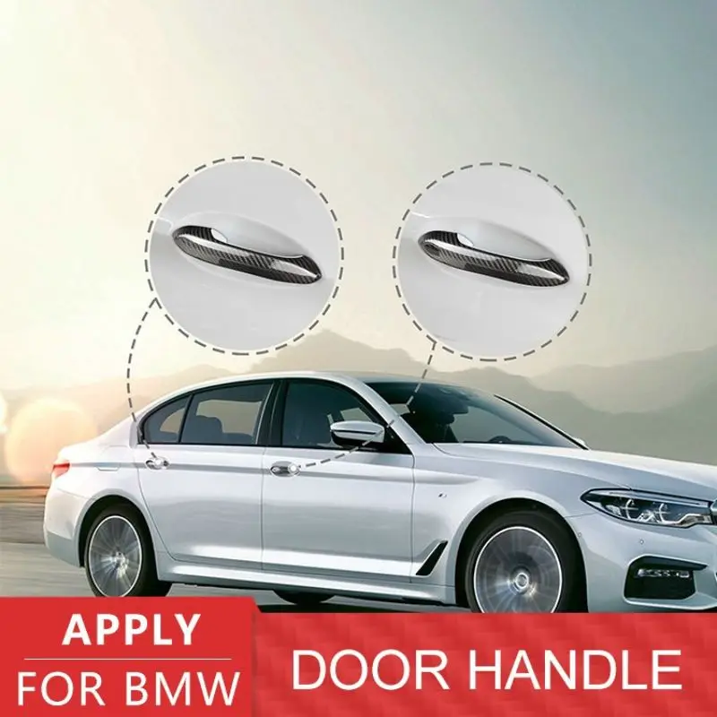 

Carbon Fiber Auto Outside Door Handle Cover Car Exterior Accessories Decoration G30 G31 G38 M Sport