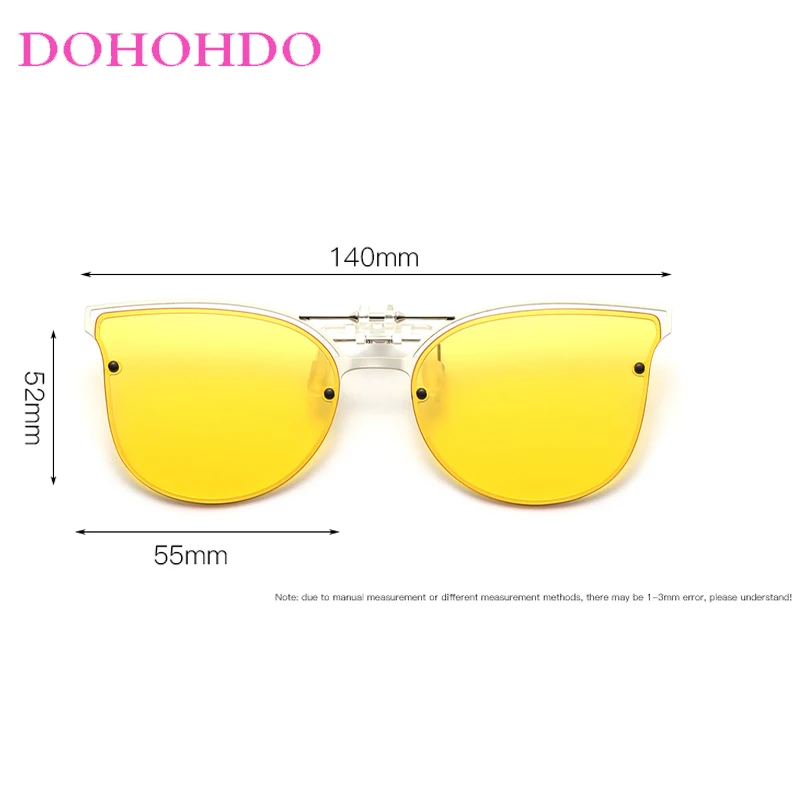 التصميم الكلاسيكي الاستقطاب كليب على النظارات الشمسية النساء للرؤية الليلية نظارات شمسية الرجال في الهواء الطلق الدراجات المضادة للوهج نظارات UV400 Okulary #6