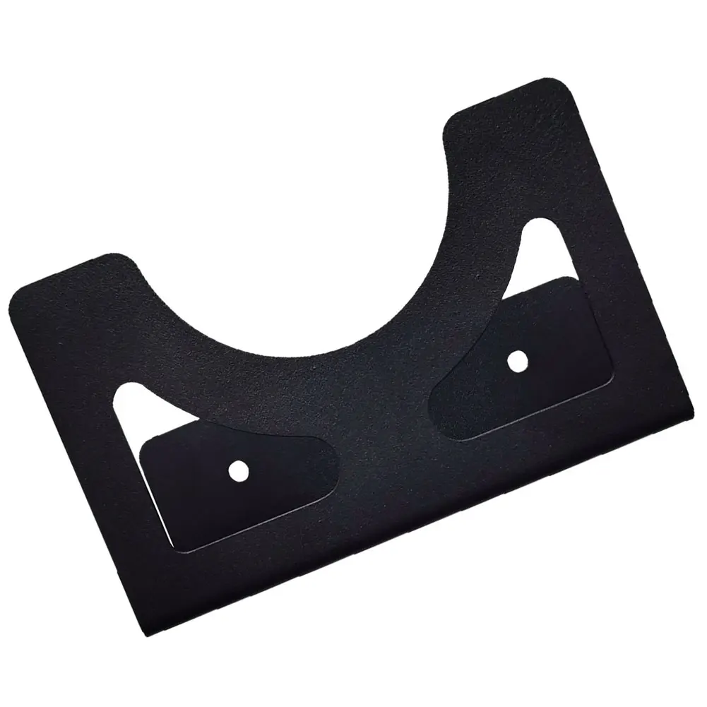 Black Iron Angle Grinder Wall Mount Storage Rack for Grinding Machine and Polisher 12x4x7cm Space Saving Design