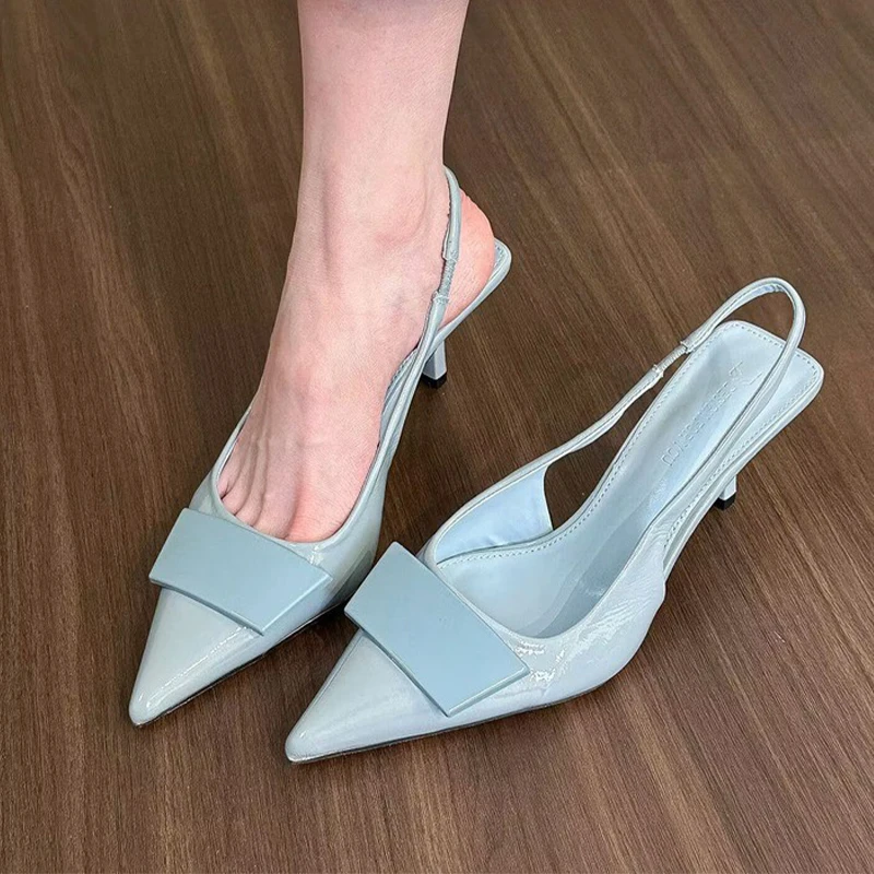 

High Heels Women's Shoes Pointed Toe Fashion Sandals Sexy Luxury Pumps Spring 2026 New Elegant Party Dress Slippers Mujer Shoes