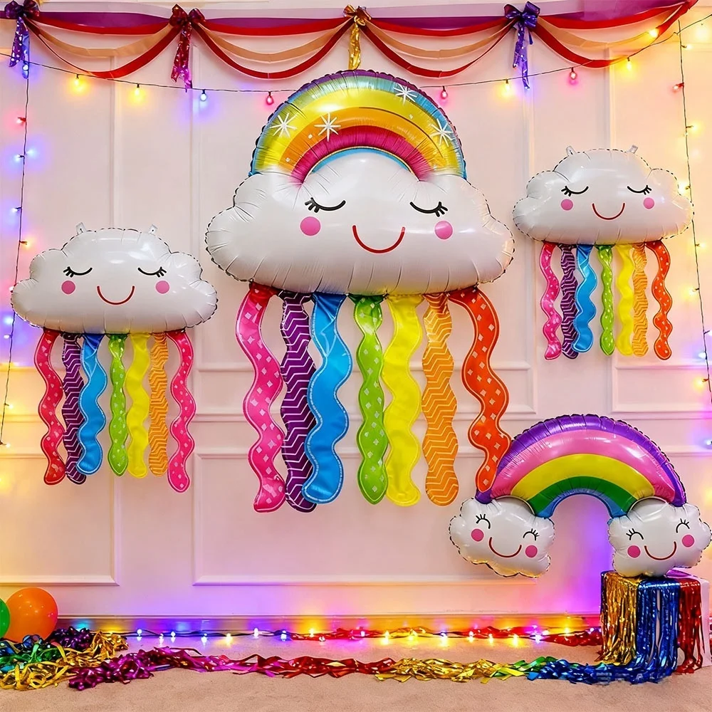 بالون هيليوم من سلسلة Cloud Rainbow لحفلات أعياد الميلاد والزفاف والخطوبة في الهواء الطلق ومستلزمات تزيين عيد الحب