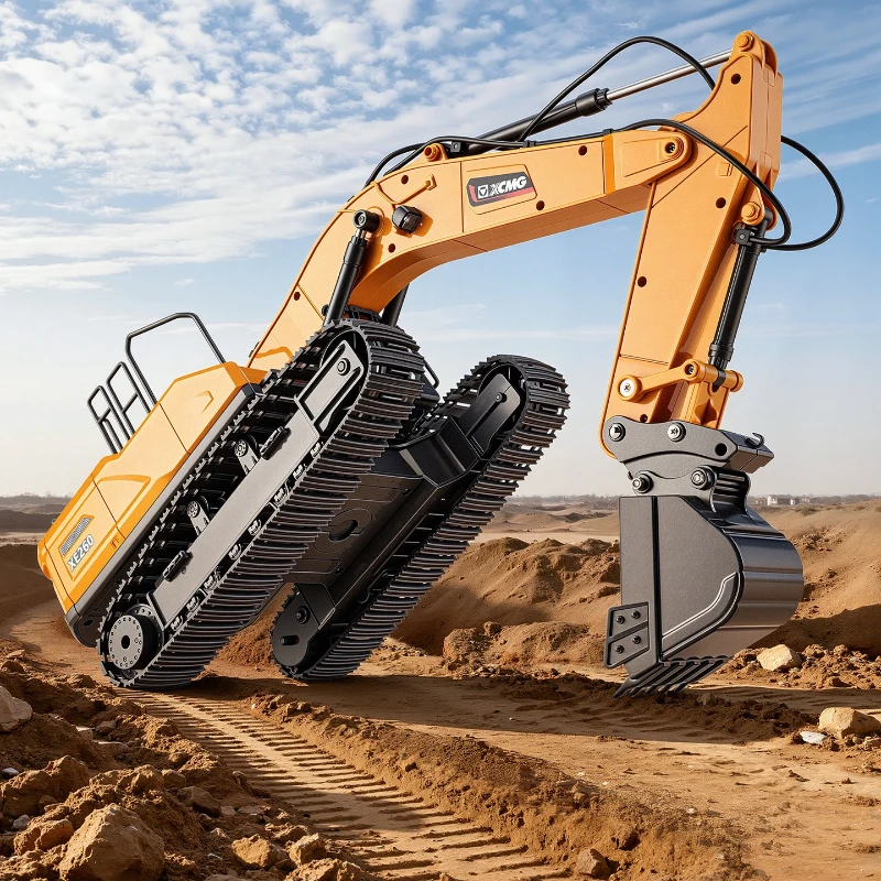 HUINA 1/24 XE1260 Metalowy Kop – Heavy Equipment Games recenzja i cena