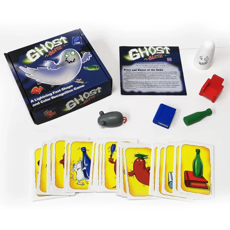 Geistes Blitz Family Party Fun with Ghost Blitz Board Game, New and Very Popular Indoor Game