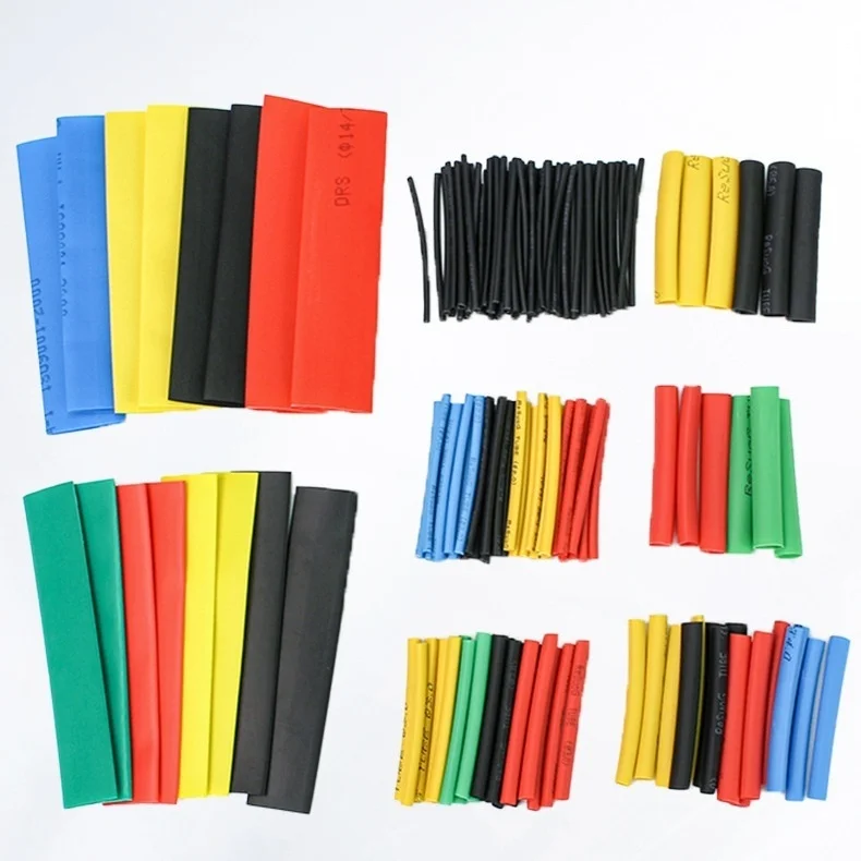 Heat Shrink Tube Insulation Bushing Heat Shrink Bushing Box Color Wire Protective Sleeve Wiring Data Cable Charging Cable Repair