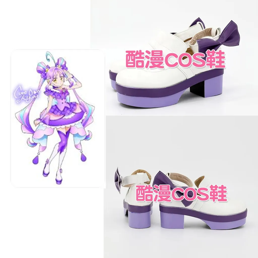 

Обувь для косплея Pretty Cure Shigure Kokoro, ботинки, аксессуары для Хэллоуина, реквизит
