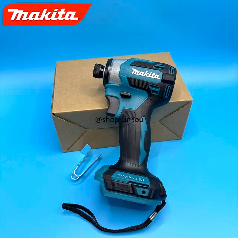 Makita 18V LXT Avvitatore a percussione a batteria DTD173 Trapano elettrico senza spazzole Cacciavite Legno/Bullone T1/T2-Mode Doppia luce LED 180 N·m