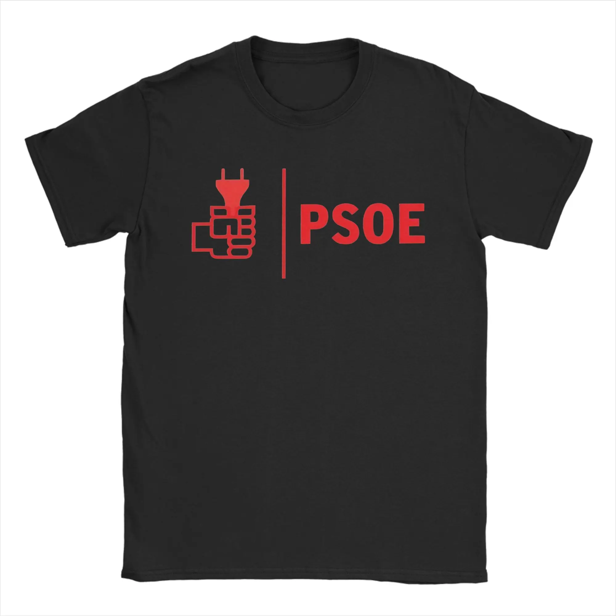 Camisetas unisex con logotipo del PSOE Pedro Sanchez, camiseta 100% de algodón, camiseta con estampado gráfico, ropa