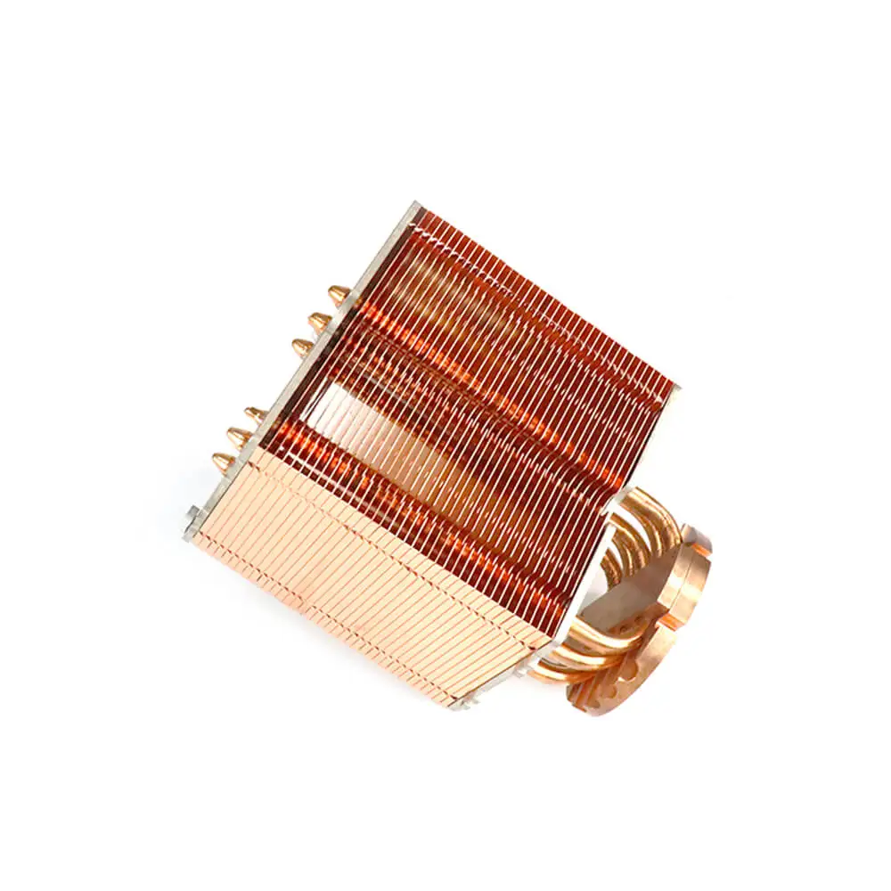 OEM 6 Heat Pipe CPU Cooler Aluminum Radiator LED Air Heat Sink New Pipe Universal And Processor Cooling Fan CPU Radiator