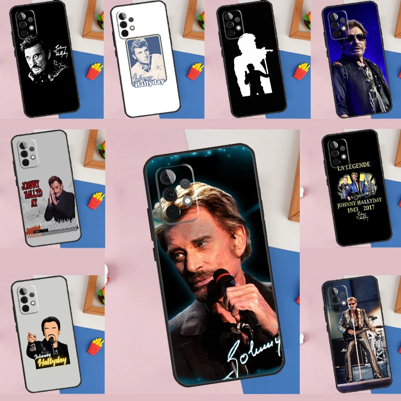 Johnny Hallyday For Samsung Galaxy A54 A34 A14 A52 A51 A71 A13 A23 A33 A53 A73 A12 A22 A32 Phone Case