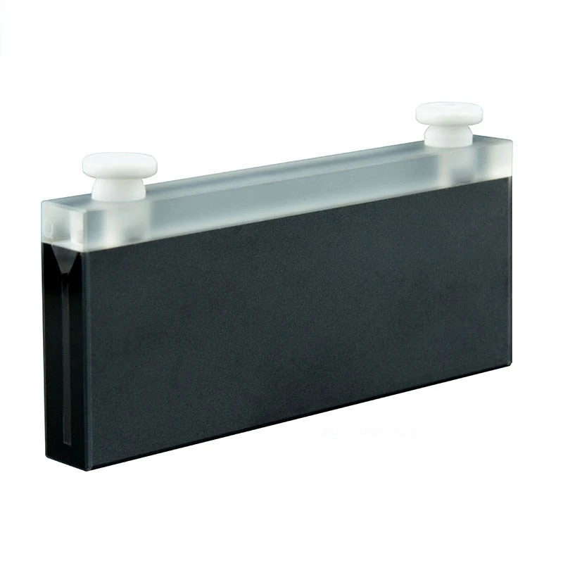 100mm quartz stoppered microcalorimeter - Black walled closed slit 2mm capacity 7ml for scientific research