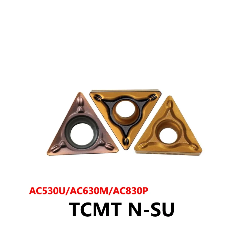 Original TCMT110204N-SU TCMT110208N-SU TCMT16T304N-SU TCMT16T308N-SU AC530U AC630M AC830P Carbide Inserts CNC Cutter Tools TCMT