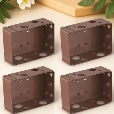 

4pcs Roller Blind Mount Brackets Sturdy Corrosion Resistant Easy Install Simple Design Perfect For Office Bedroom Living