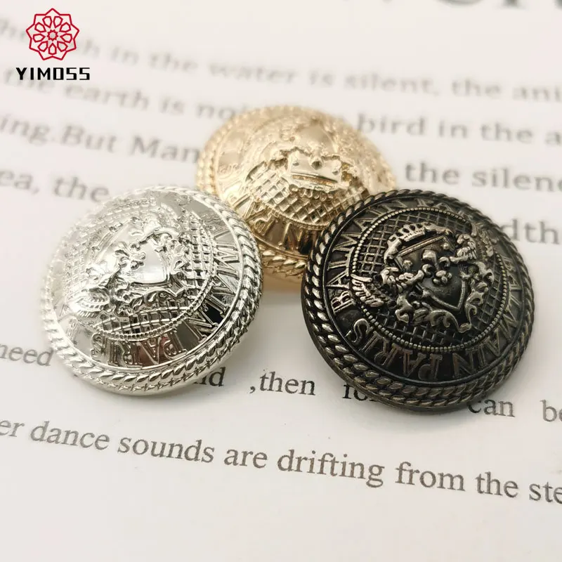 

Designer Buttons for Women Brand Luxury，DIY Craft Supplies Handmade Garment Coat Buttons Sewing Accessories New 6pcs 18/20/25mm