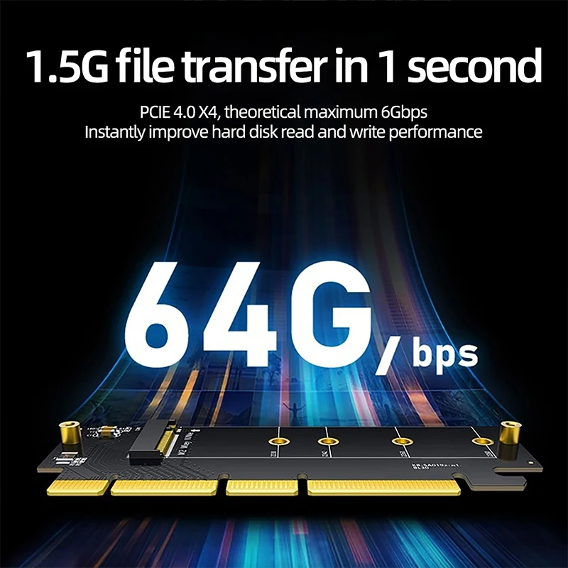 NEW PCIE to M2 Adapter NVMe M.2 PCI Express Adapter 32Gbps PCI-E SSD Card Computer Expansion Add On Cards