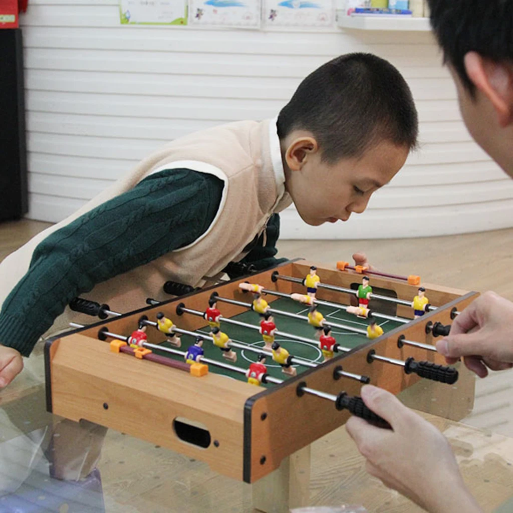 Mini Table Football Soccer Hey Game Toy Desktop Sports Entertainments Family Set Playing Fun Toy Kids Gift