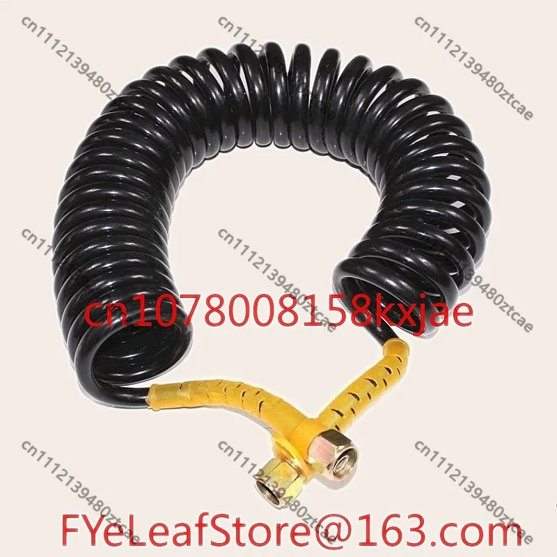 Trailer Tube Spiral Brake Trachea Semi-trailer Truck Spring Tube Double-layer Explosion-proof PU