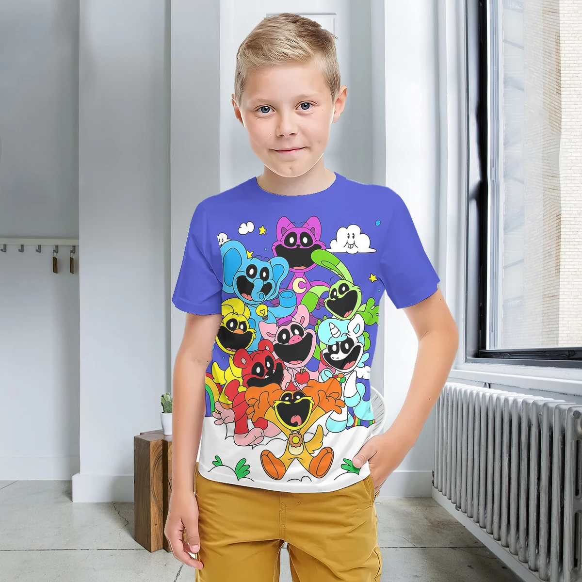 CARTOON CRITTERS 3D Print Baby Clothing 5 to 14 Years Male Outdoor Clothes for Children Boy Girl Child T-Shirt Top Shirts