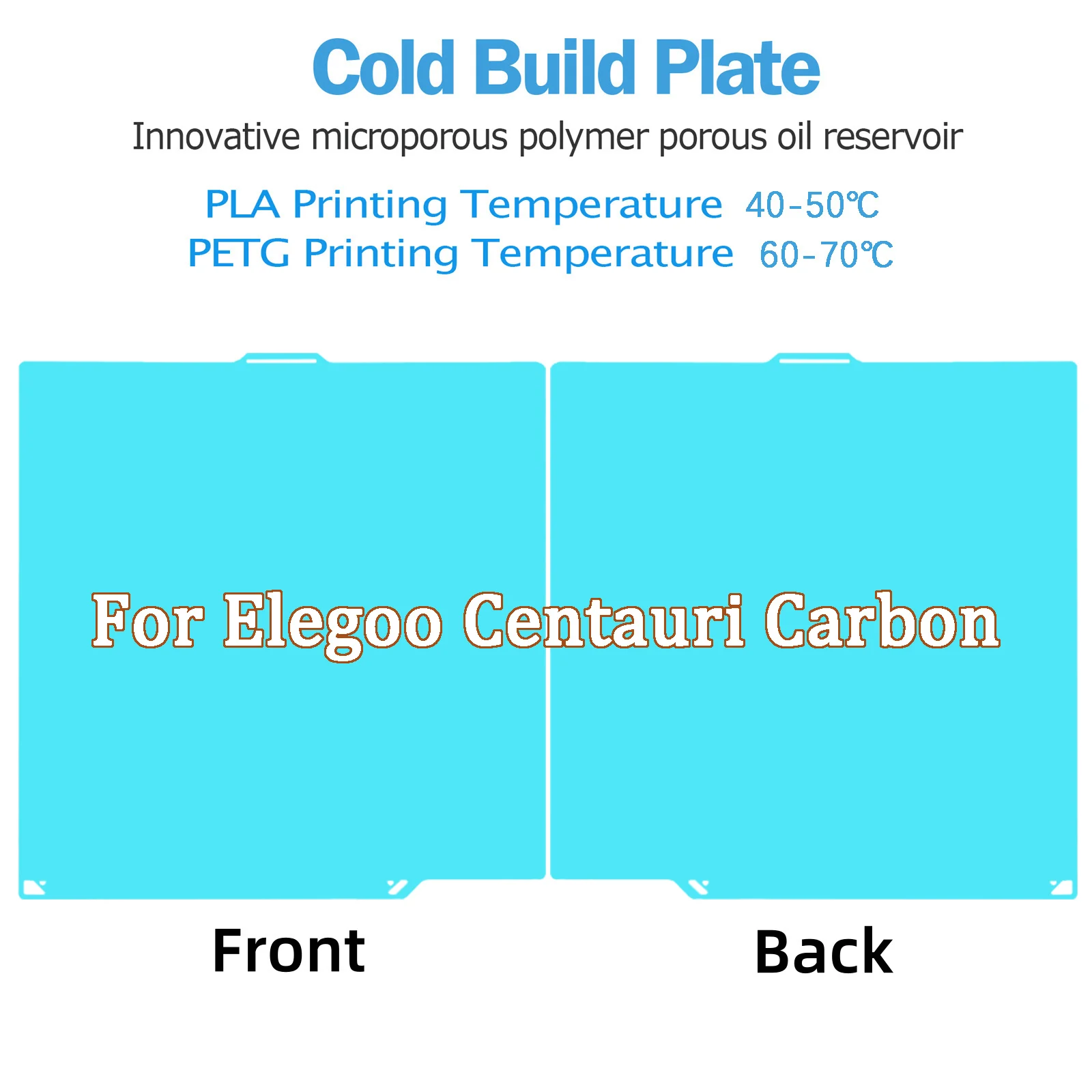 Glacier-Kühlplatte für Bambu Lab H2D H2S A1 P1 X1C P2S H2C, Kühlbauplatte für Anycubic Kobra S1, Creality K1, Ender 3, Kobra 3
