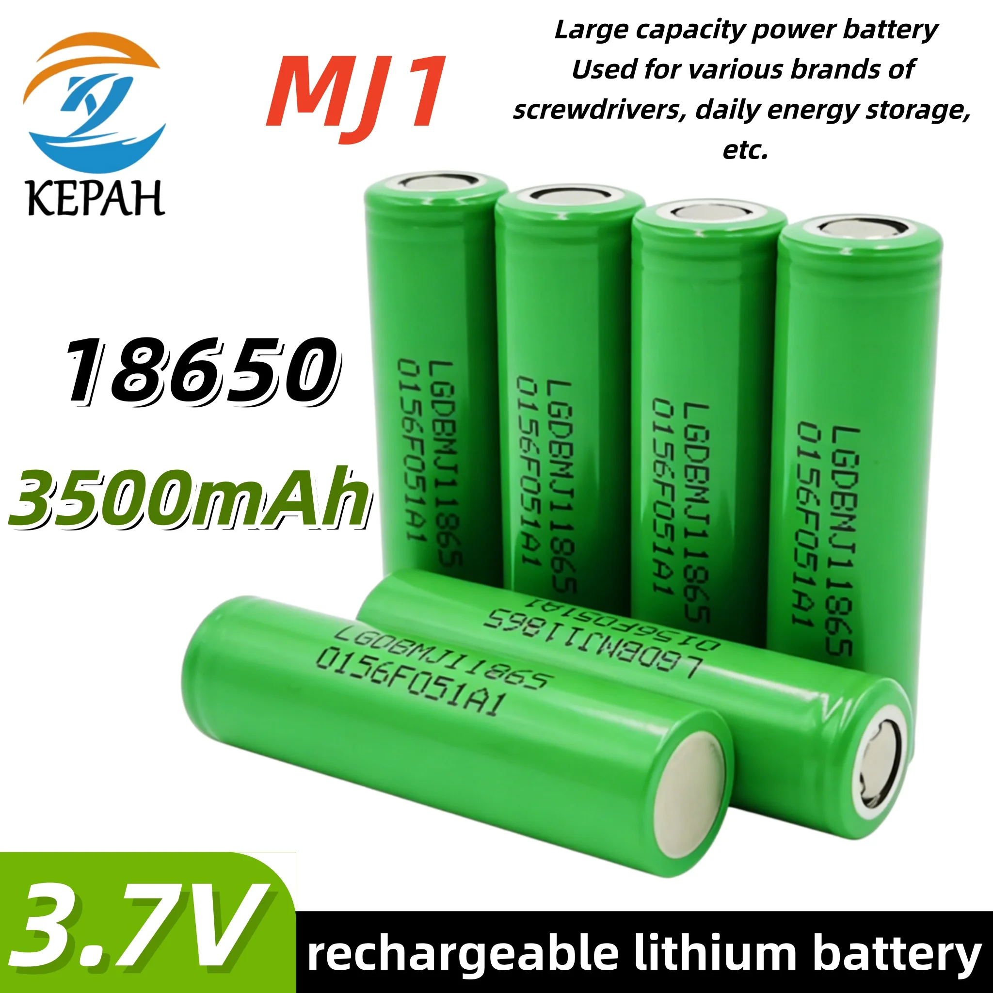 

Высокомощный аккумулятор 18650 MJ1 3.7V 3500mAh 25A, литий-ионный, перезаряжаемый, для электроинструментов