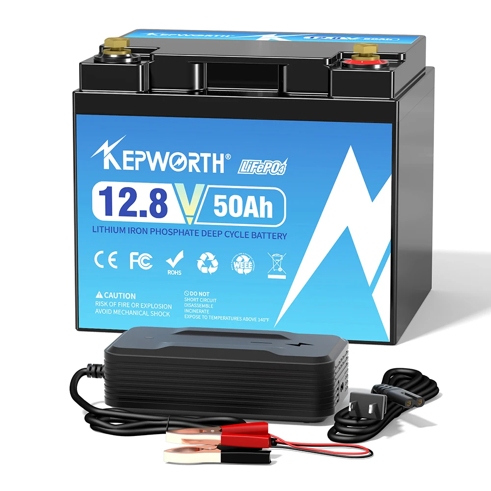 50 POWORTH12V 24V 2KEPWORTH 4LiFePO4リン酸鉄リチウム電池 V 128AH