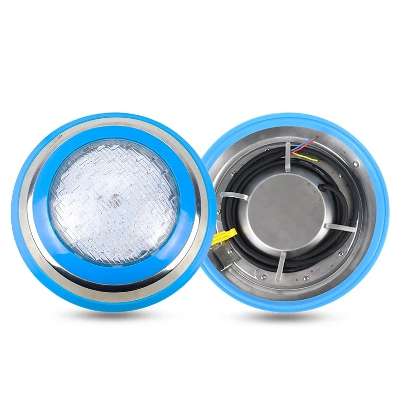 Imagem -05 - Led Piscina Luz 6w 24 36 54 Azul Lâmpadas à Prova Dunderwater Água Luzes Subaquáticas Ac12v Rgb Piscina Lâmpada Aço Inoxidável Ip68