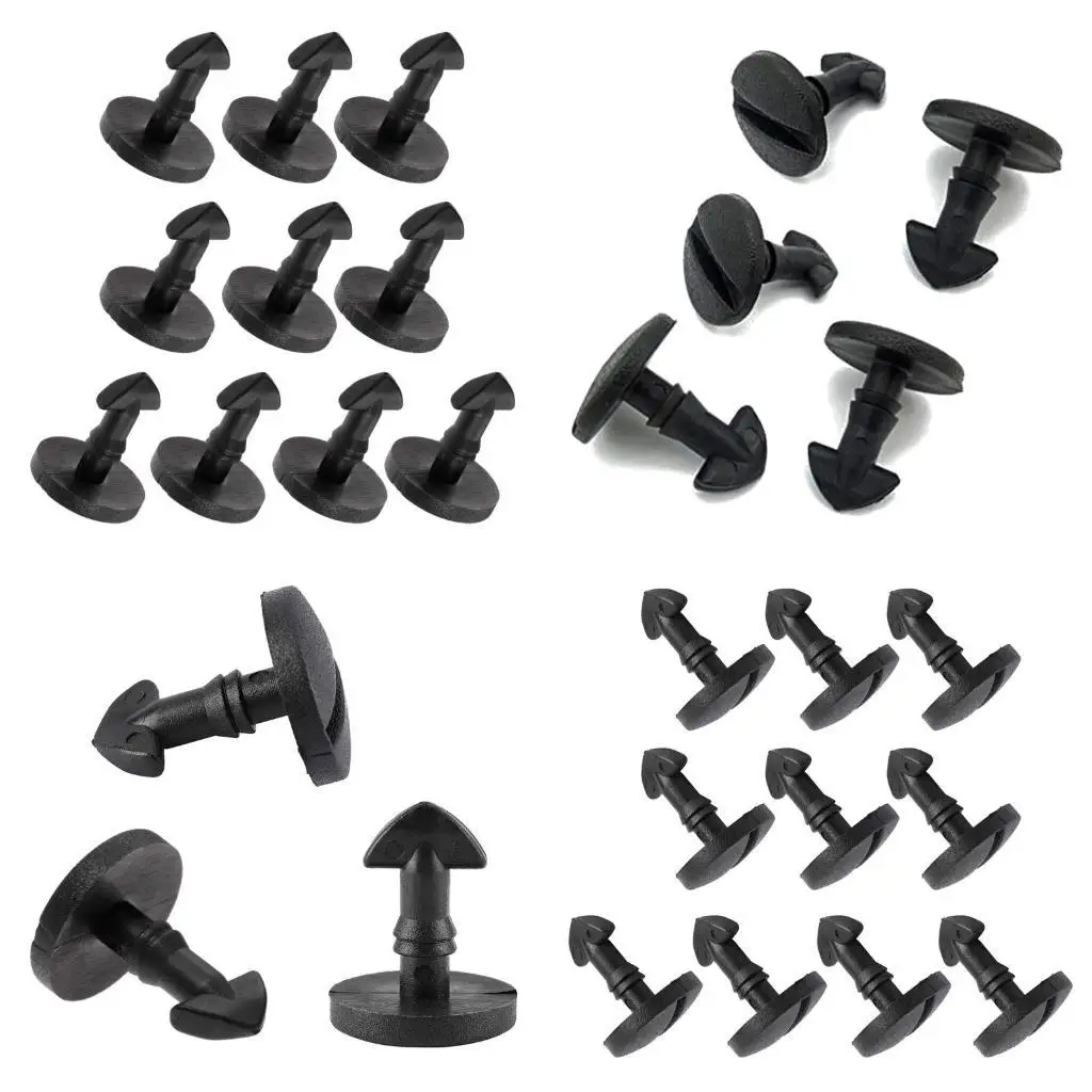 

02DE 10pc Auto Fastener Bumper Clips Retainer Rivets Door Panel Liner for Sport 05-09 DYR500010 Car License Plate