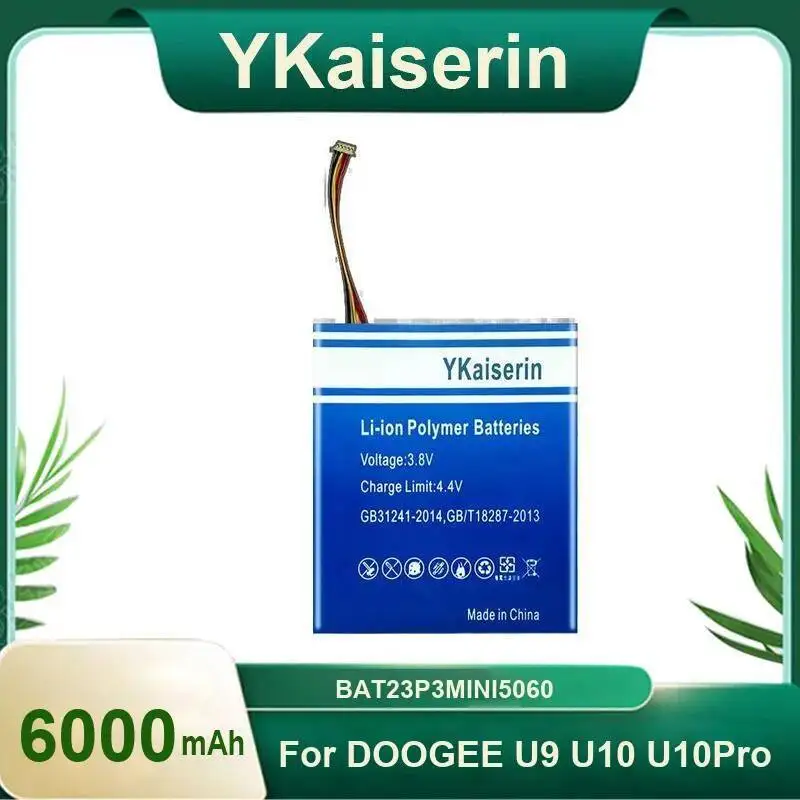 

Сильная совместимость, аккумулятор для планшета BAT23P3MINI5060, продленная производительность для Doogee U9 U10 U10pro, 6000 мАч
