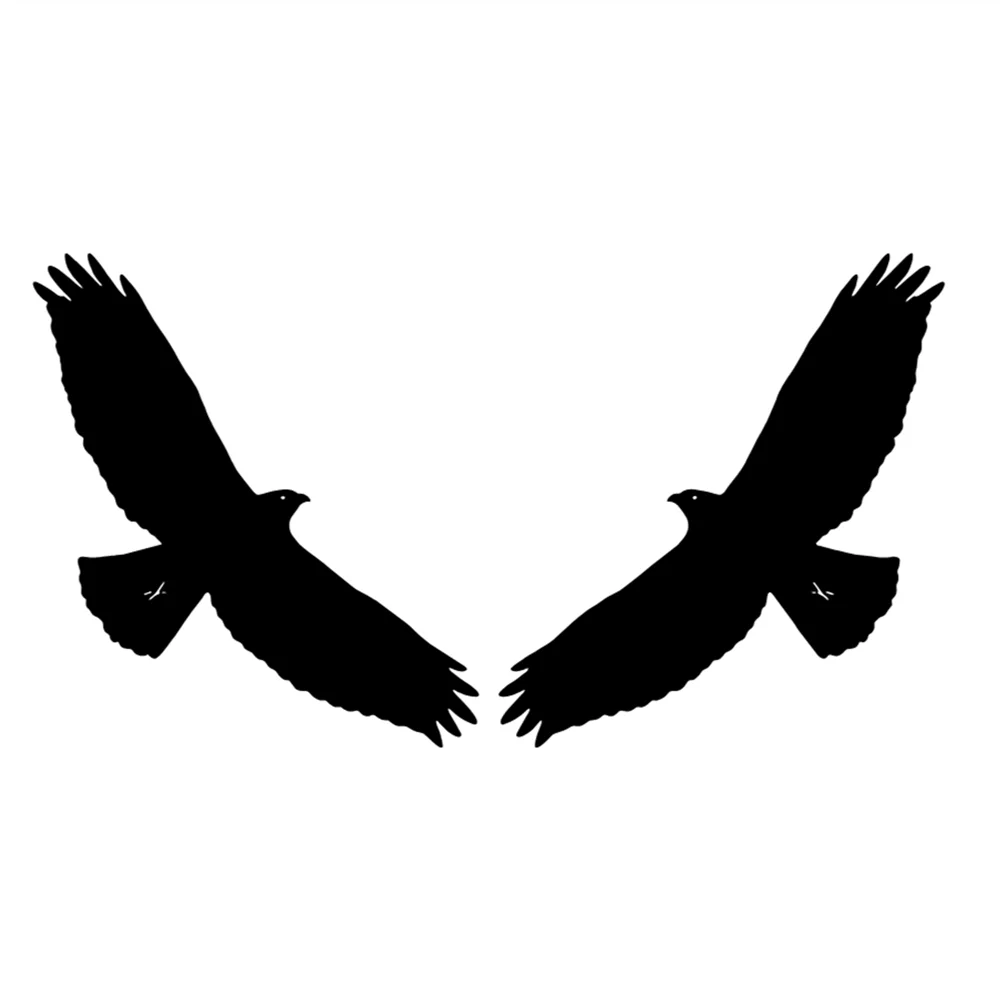 

27.8 X15.1CM Eagle Raptor Bird Pair Vinyl Decal, Wildlife Sticker for SUV Truck Motorcycle, Waterproof Auto Exterior Decor